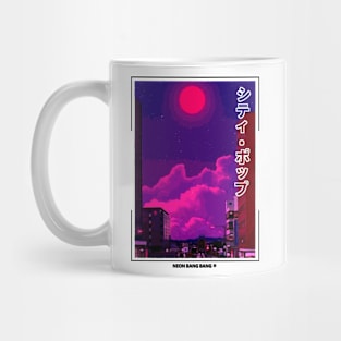 Synthwave Neon Nights - Japanese Streetwear Mug